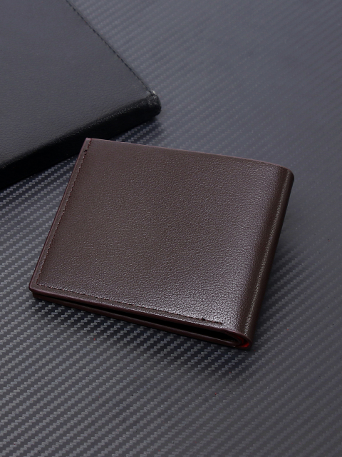 Men's fashion simple PU short wallet