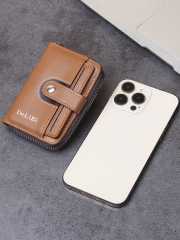 Men's fashion simple PU hinge buckle organ bag