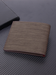 Men's fashion simple PU short wallet