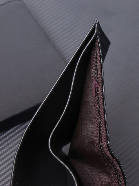 Men's fashion simple PU short wallet