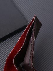 Men's fashion simple PU short wallet