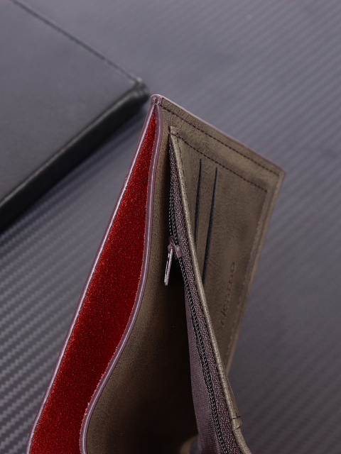 Men's fashion simple PU short wallet