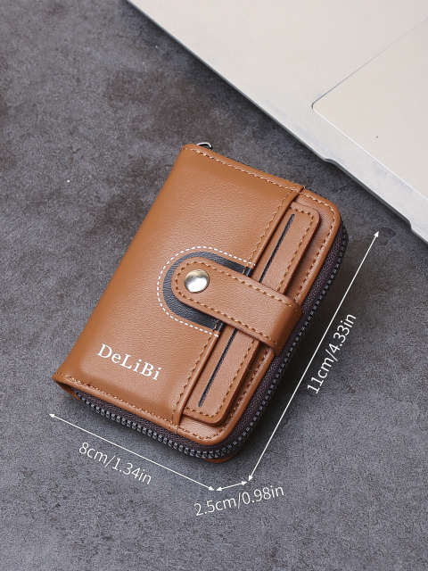 Men's fashion simple PU hinge buckle organ bag