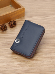Men's fashion simple PU hinge buckle organ bag