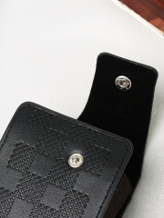 Men's fashion simple PU hinge buckle organ bag