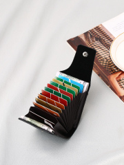 Men's fashion simple PU hinge buckle organ bag