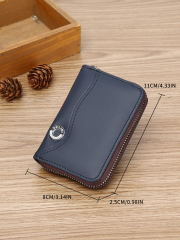 Men's fashion simple PU hinge buckle organ bag