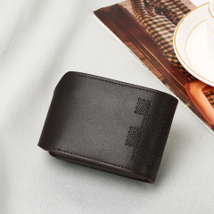 Men's fashion simple PU hinge buckle organ bag