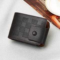 Men's fashion simple PU hinge buckle organ bag