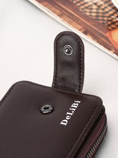 Men's fashion simple PU hinge buckle organ bag