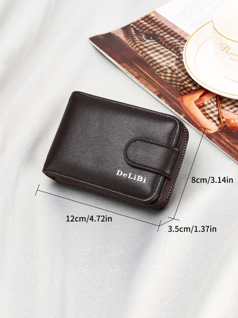 Men's fashion simple PU hinge buckle organ bag