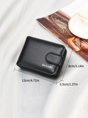 Men's fashion simple PU hinge buckle organ bag