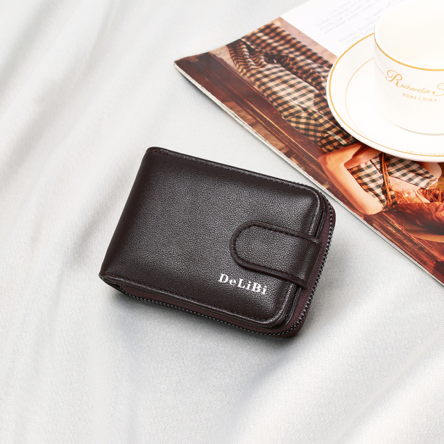 Men's fashion simple PU hinge buckle organ bag