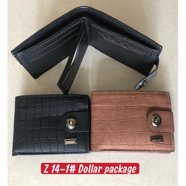 Men's PU Dollar wallet clip