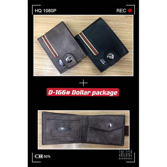 Men's PU Dollar wallet clip