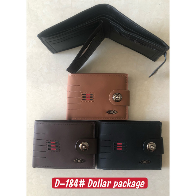 Men's PU Dollar wallet clip