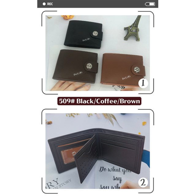 Men's PU Dollar wallet clip