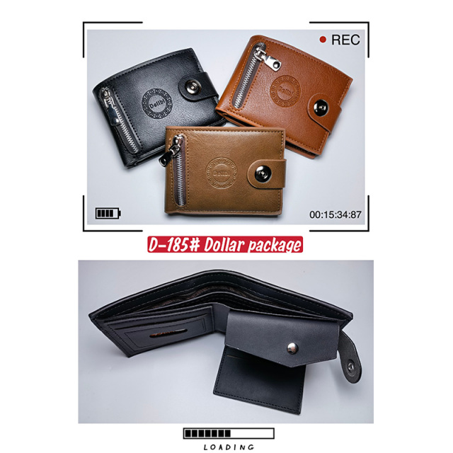 Men's PU Dollar wallet clip