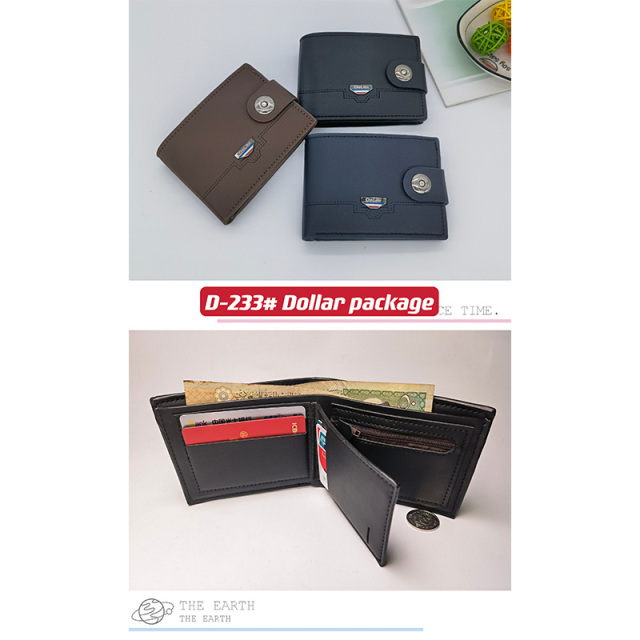 Men's PU Dollar wallet clip
