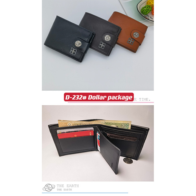 Men's PU Dollar wallet clip
