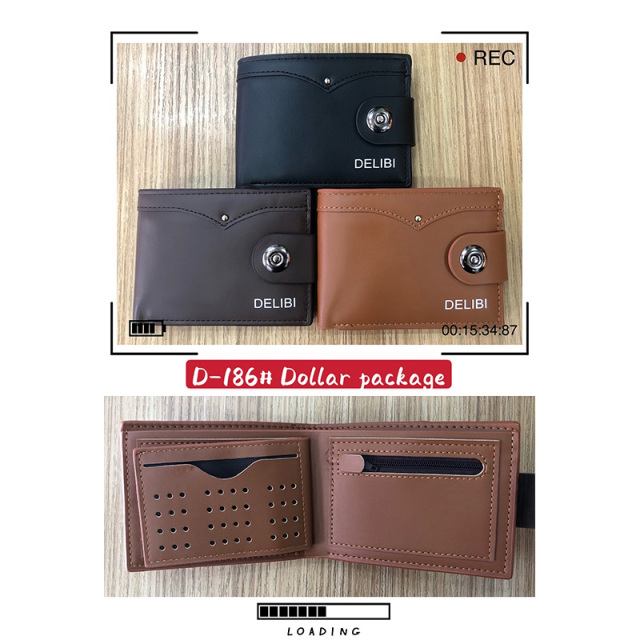 Men's PU Dollar wallet clip