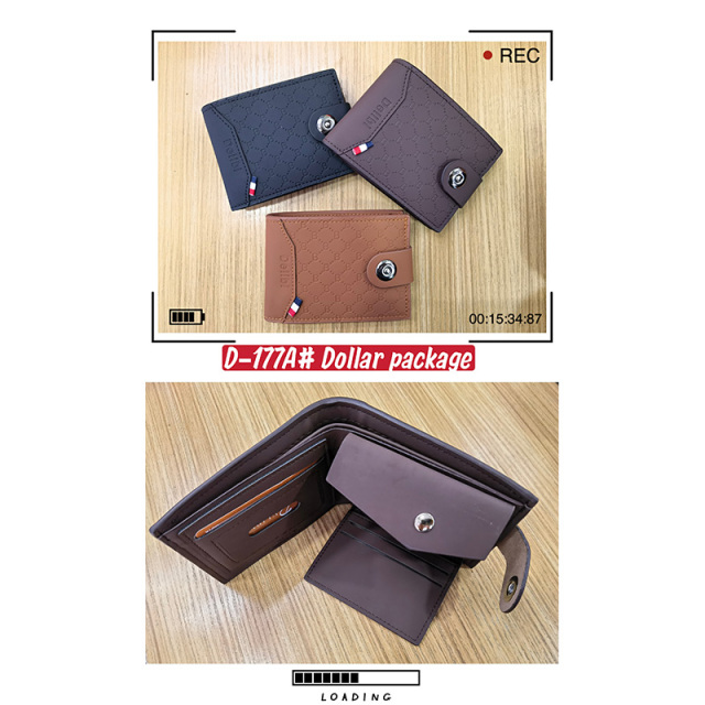 Men's PU Dollar wallet clip