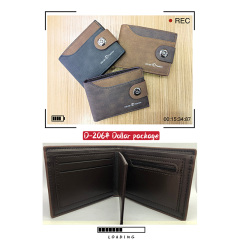 Men's PU Dollar wallet clip