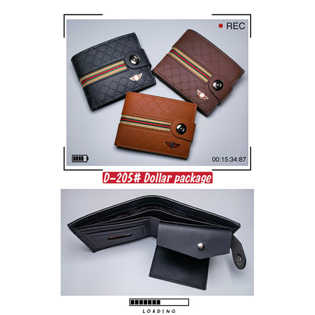 Men's PU Dollar wallet clip
