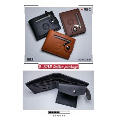 Men's PU Dollar wallet clip