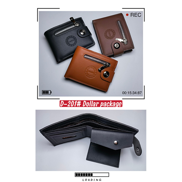 Men's PU Dollar wallet clip