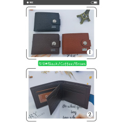 Men's PU Dollar wallet clip