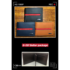 Men's PU Dollar wallet clip