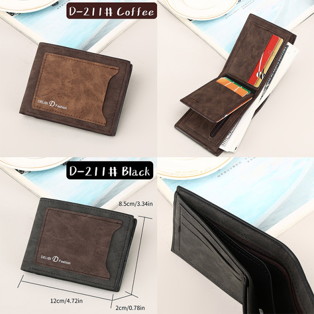 Men's PU Dollar wallet clip