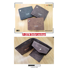 Men's PU Dollar wallet clip