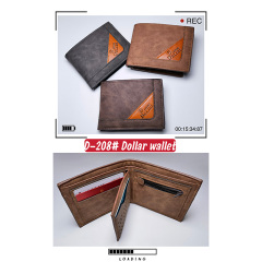 Men's PU Dollar wallet clip