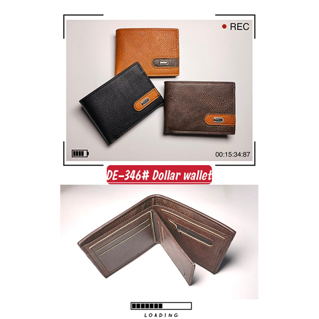 Men's PU Dollar wallet clip