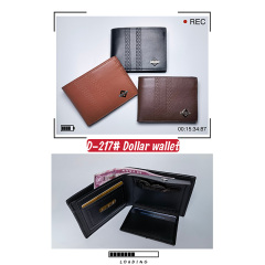 Men's PU Dollar wallet clip