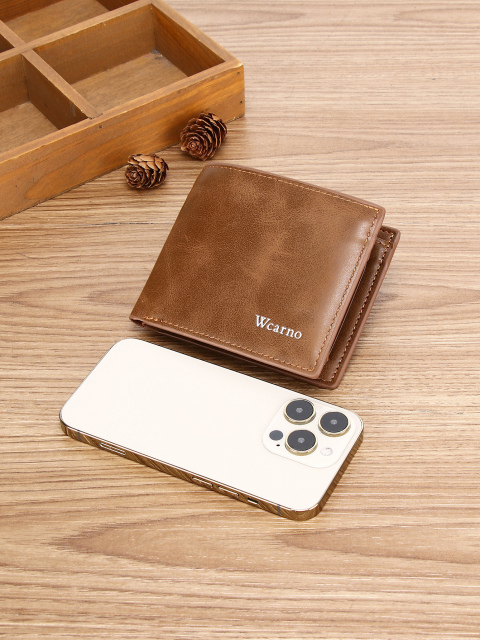 Men's PU wallet clip