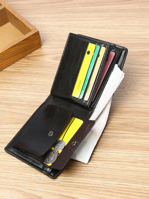 Men's PU wallet clip