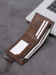 Men's PU Short Wallet