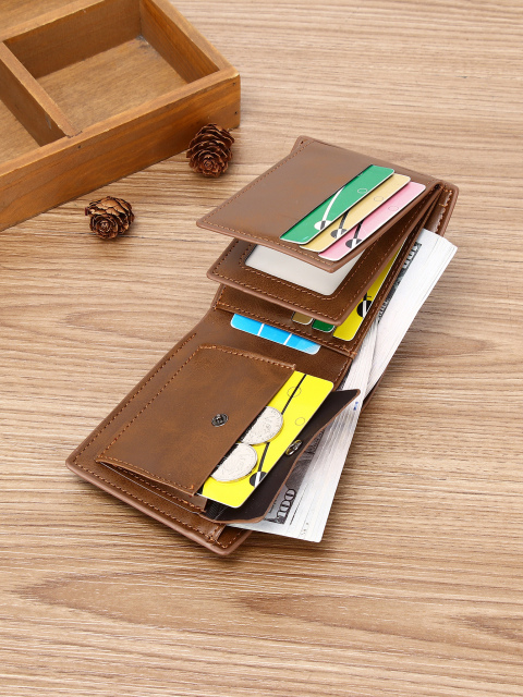 Men's PU wallet clip