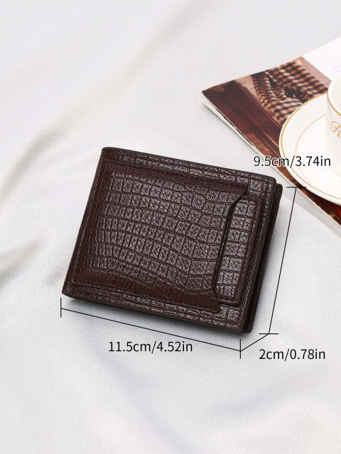 Portafoglio Semplice E Alla Moda Con Molteplici Slot Per Carte