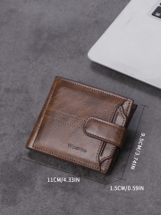 Men's PU Short Wallet