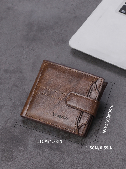 Men's PU Short Wallet