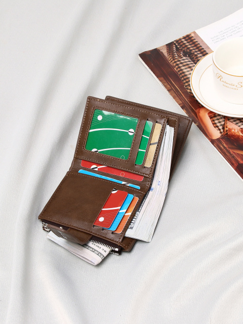 Men's PU Short Wallet