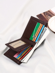 Portafoglio Semplice E Alla Moda Con Molteplici Slot Per Carte