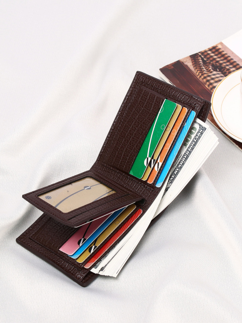 Portafoglio Semplice E Alla Moda Con Molteplici Slot Per Carte