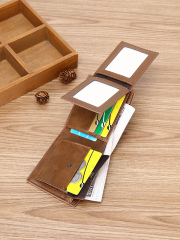 Men's PU wallet clip