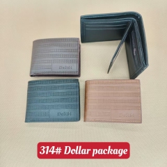 Men's PU Dollar wallet clip