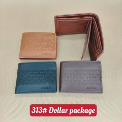Men's PU Dollar wallet clip